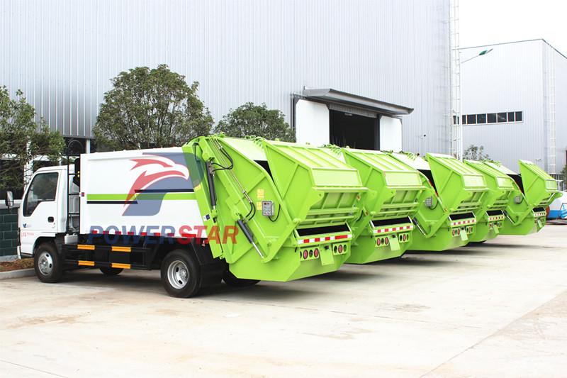 isuzu garbage compactor truck