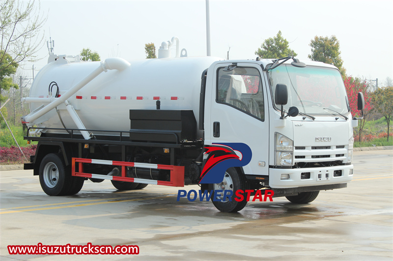 isuzu sewage suction truck