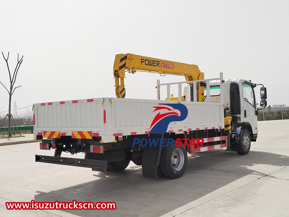 Isuzu RHD mounted crane