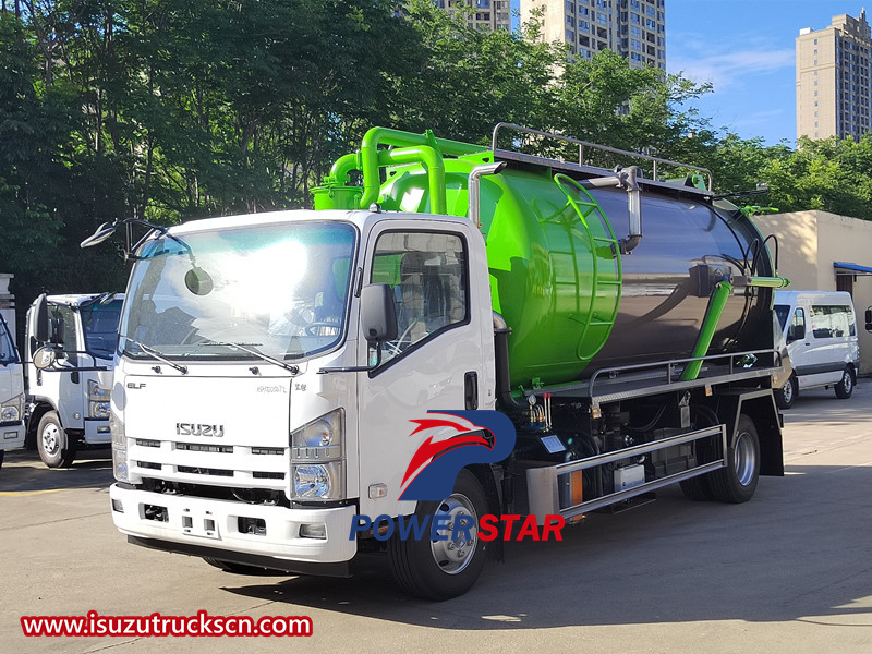 isuzu sewer truck