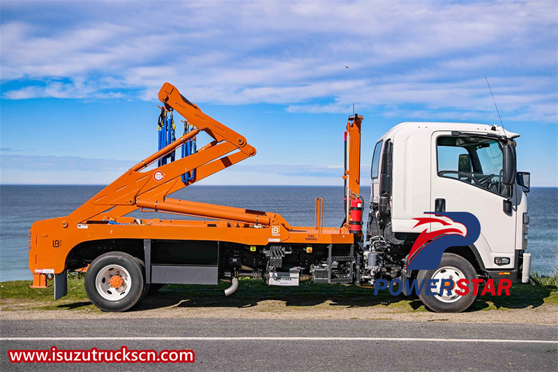 Isuzu npr 8cbm skip refuse loader