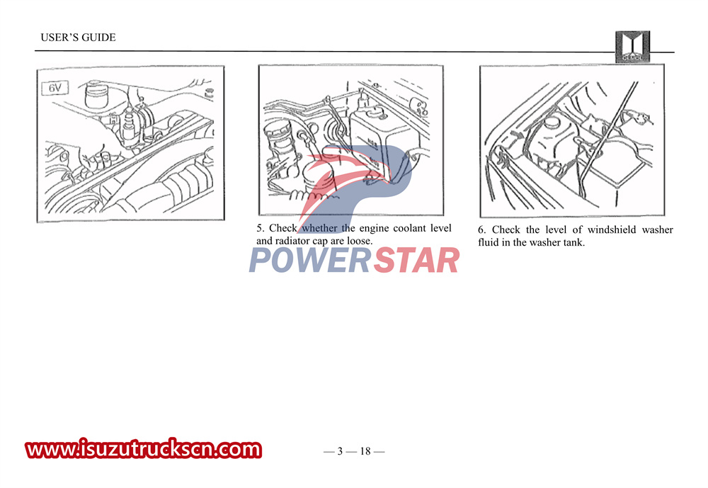 Isuzu UC series light car user's manual