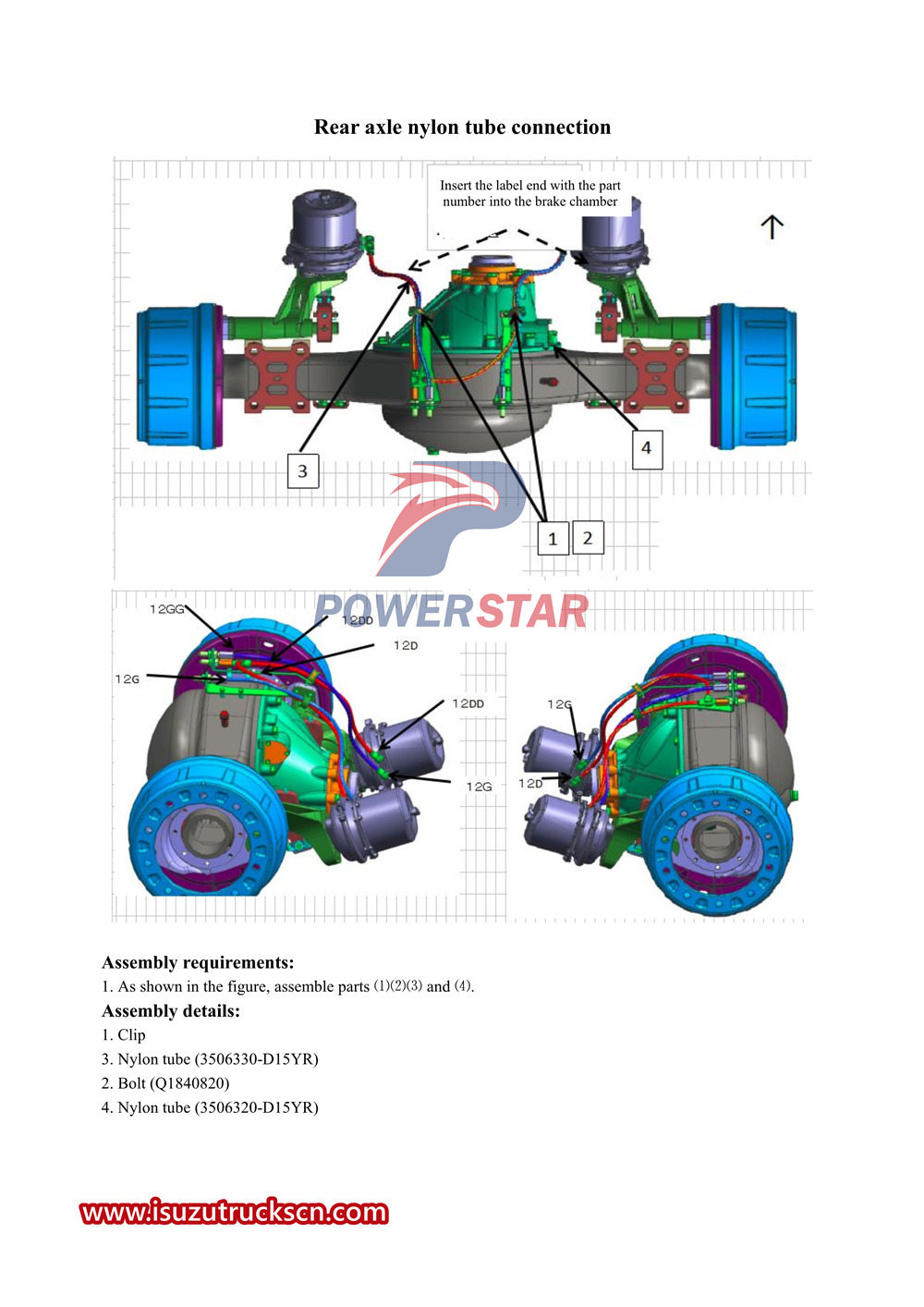 Isuzu VC61 series chassis service manual