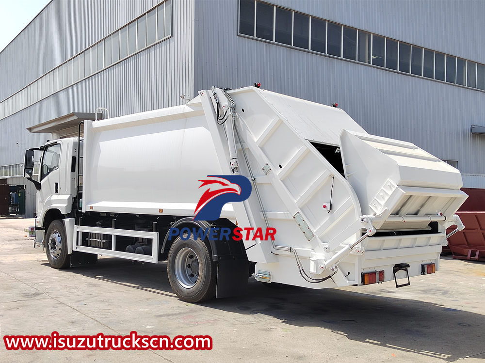 Isuzu garbage disposal truck