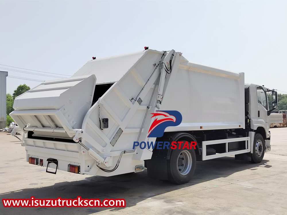 Isuzu garbage removal truck