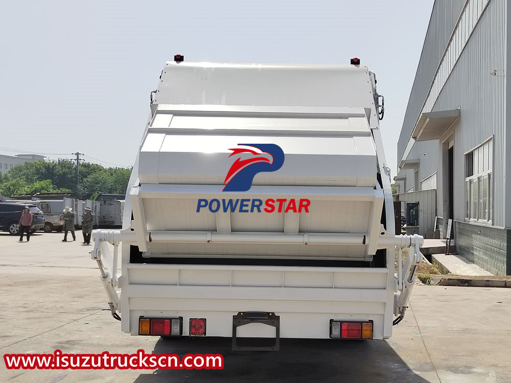 Isuzu garbage disposal truck