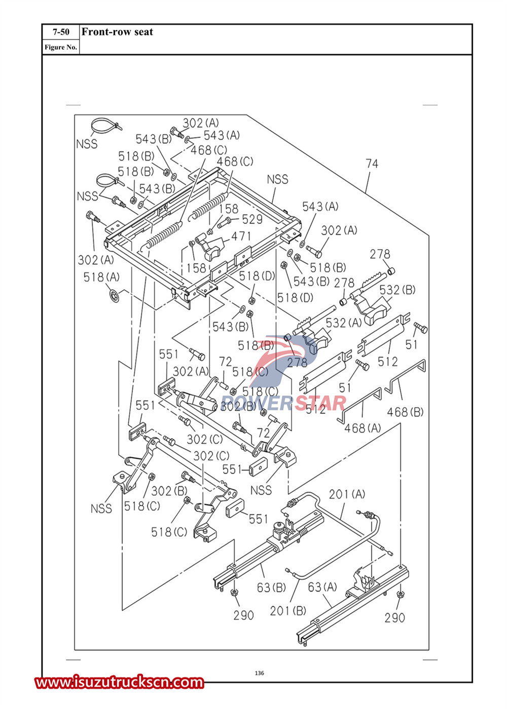 Isuzu VC61 Series Commercial Parts Catalog