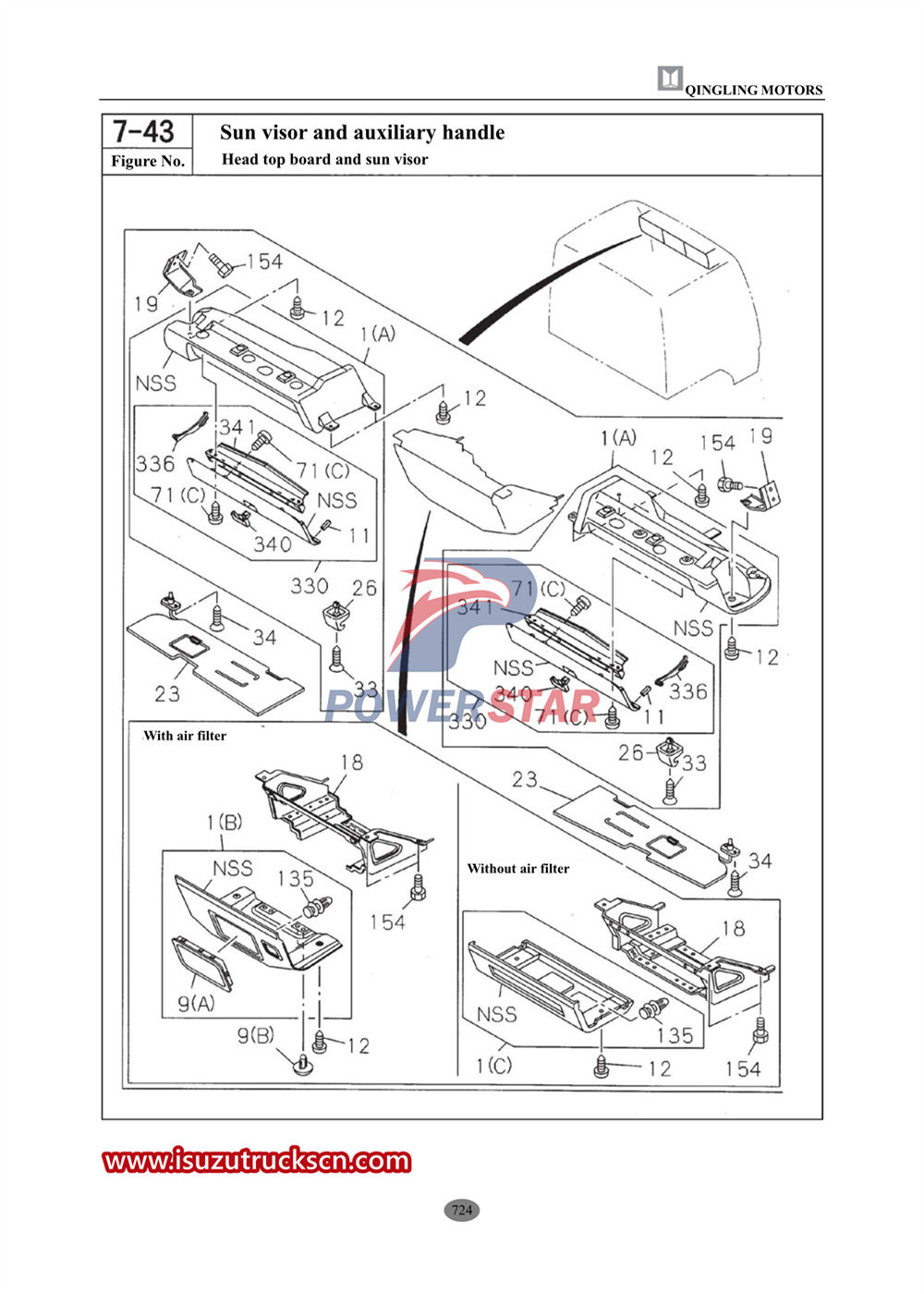 Isuzu F-series commercial parts catalog2