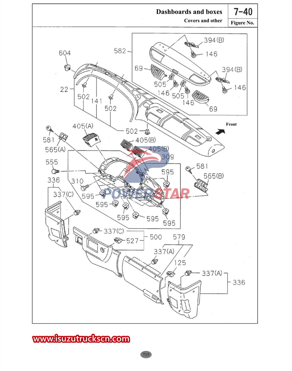 Isuzu F-series commercial parts catalog2