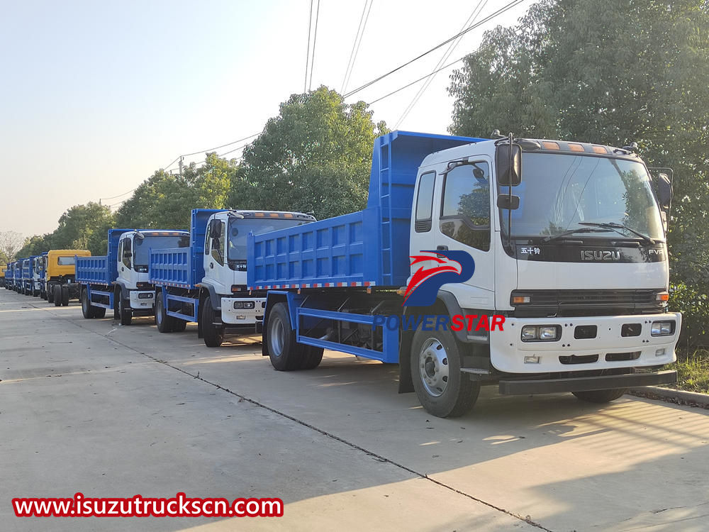 Isuzu hydraulic dump truck