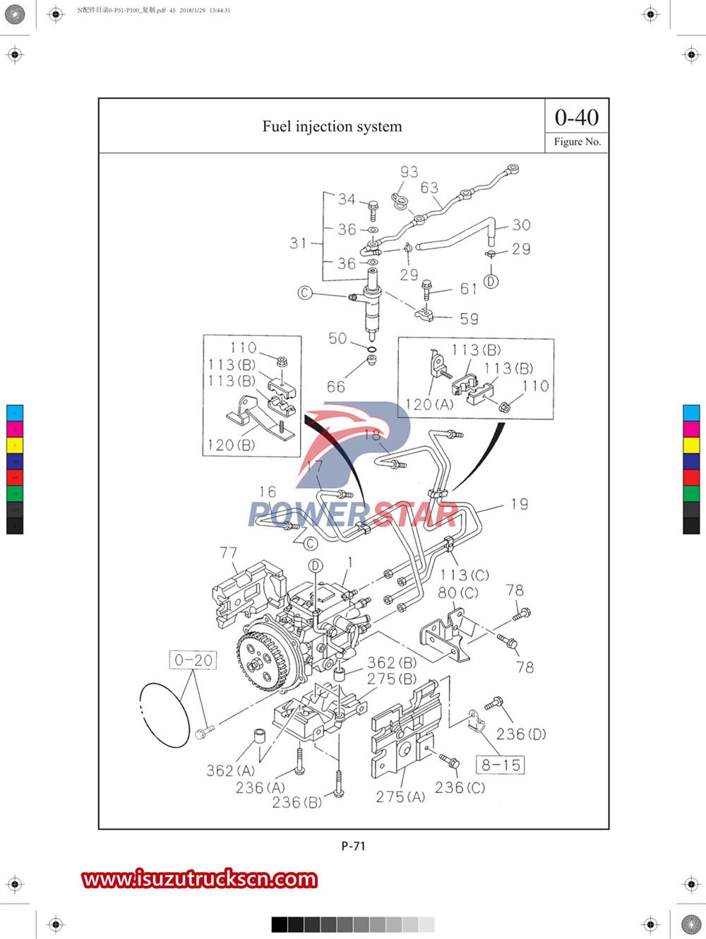 Isuzu N-series commercial parts catalog1