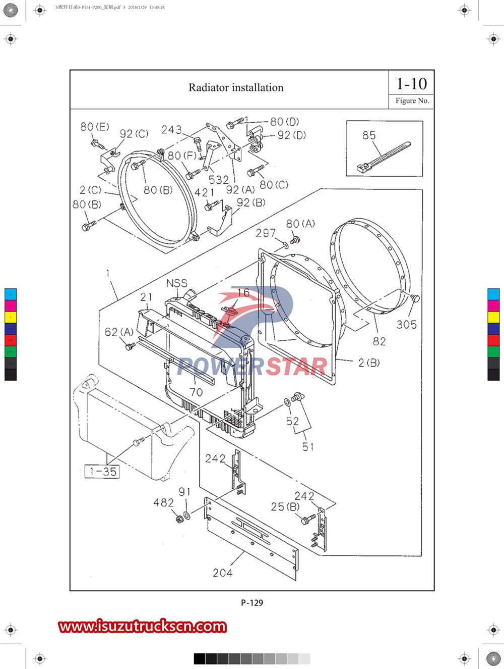 Isuzu N-series commercial parts catalog1