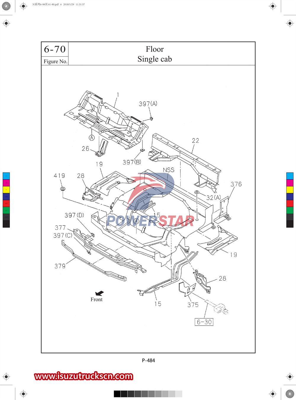 Isuzu N-series commercial parts catalog 2