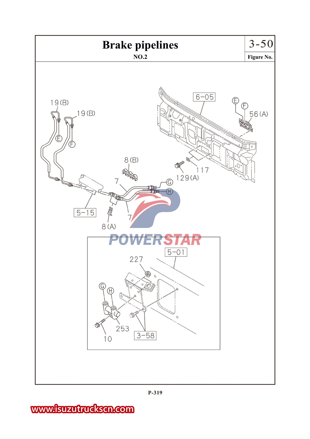 Isuzu 700P series commercial parts catalog