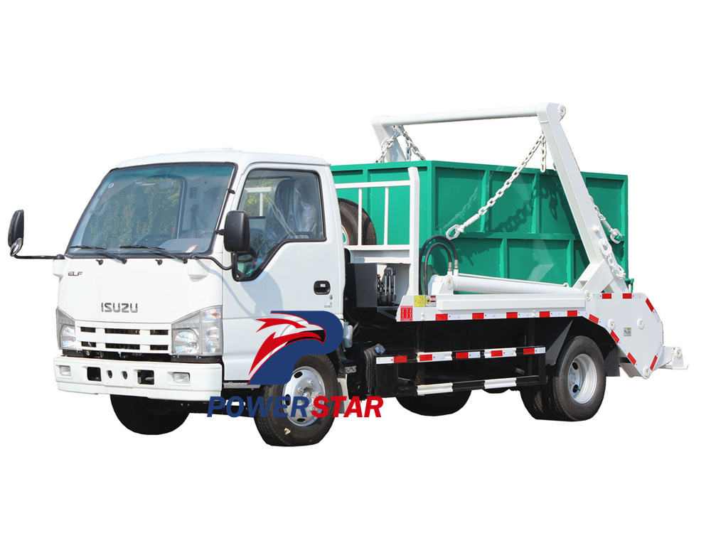 Isuzu 3cbm skip loader truck