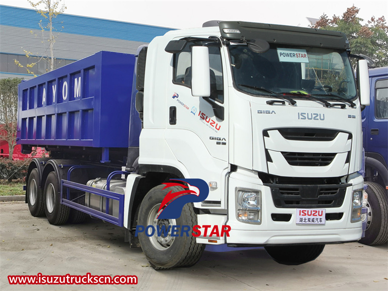 Isuzu GIGA 22 cbm hook lift garbage truck