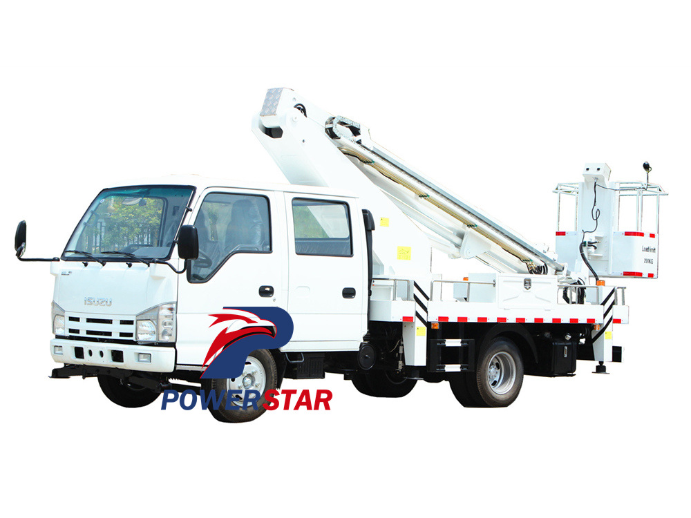 Isuzu 100P bucket truck