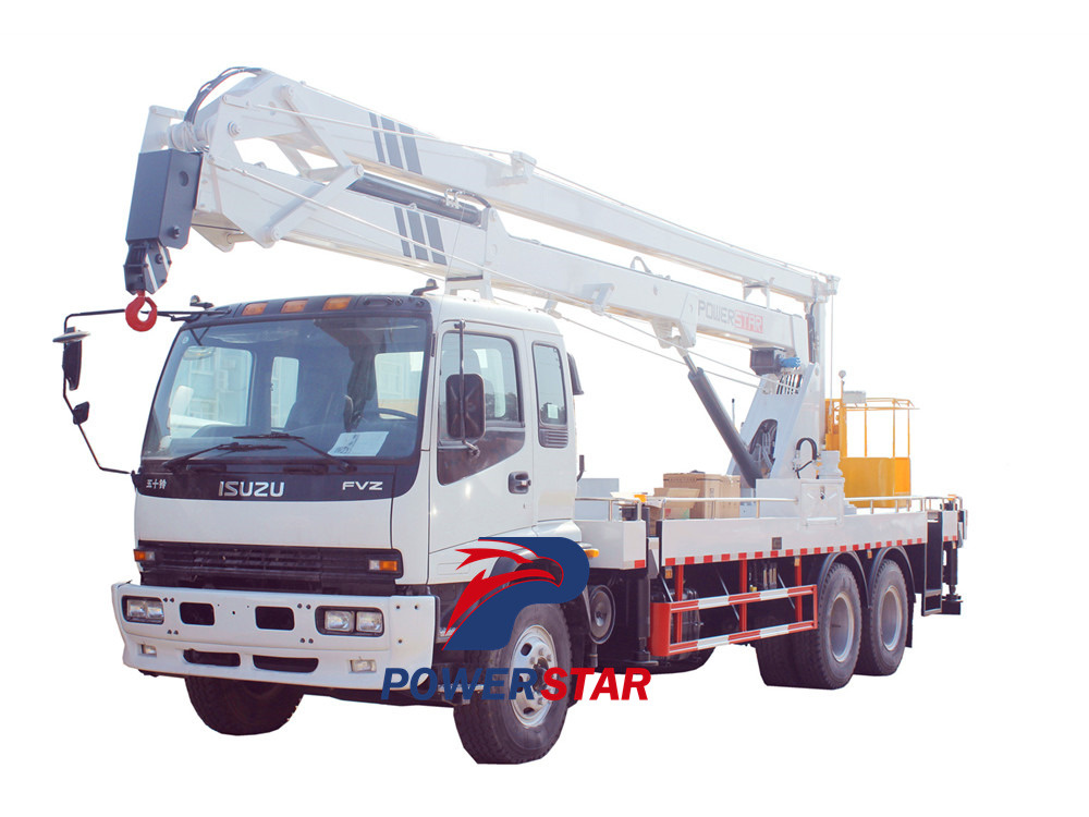 Isuzu FVZ 6x4 aerial bucket truck