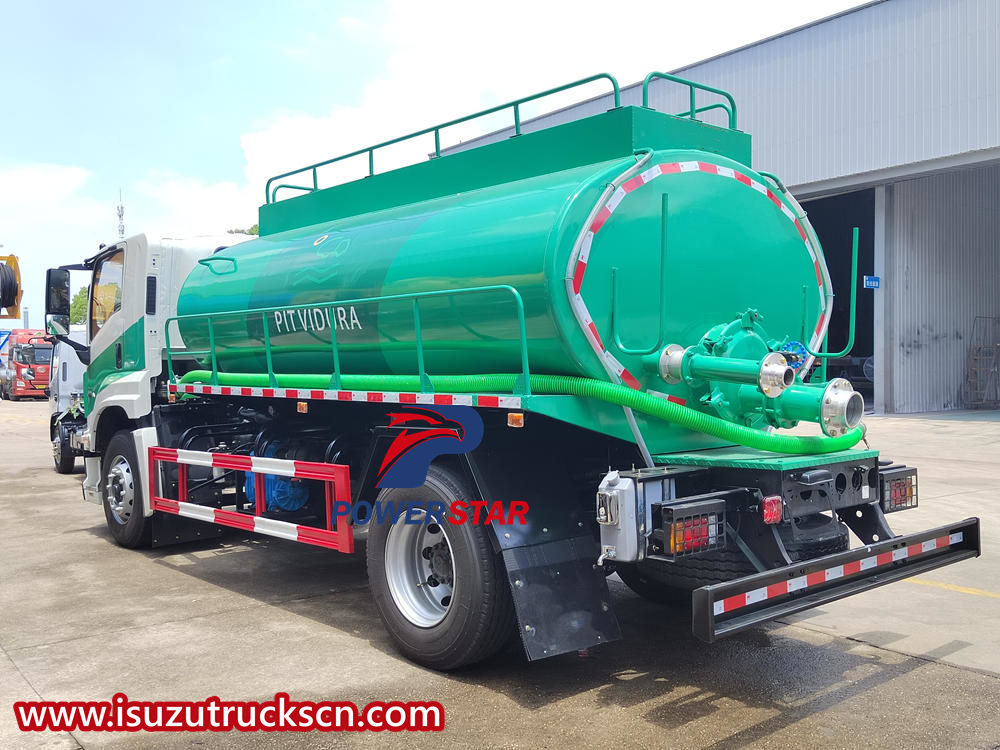 Isuzu waste pump truck