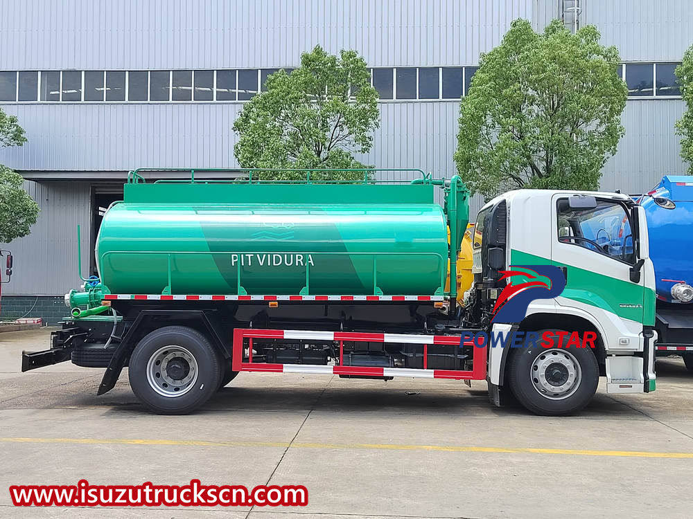 Isuzu truck mounted sewage cleaner