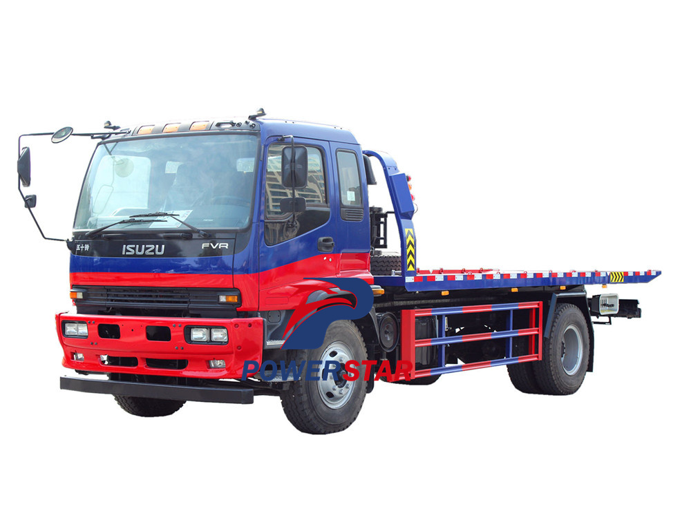 Isuzu FVR slide wrecker truck