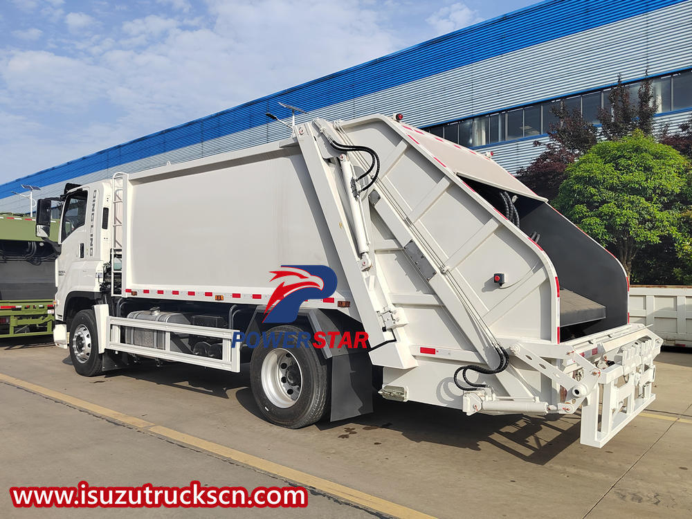 Isuzu waste collector truck