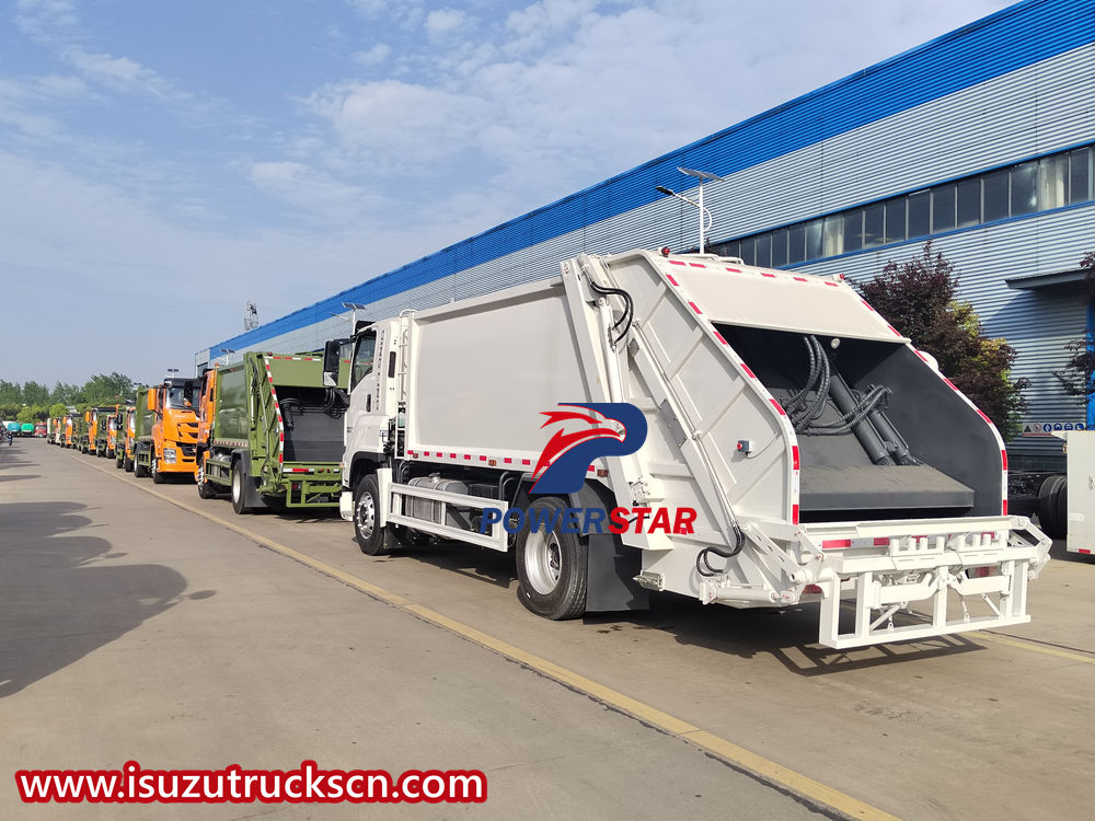 Isuzu garbage removal truck