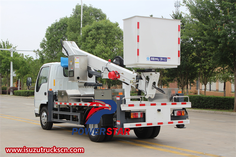 Isuzu 100P light aerial lift truck