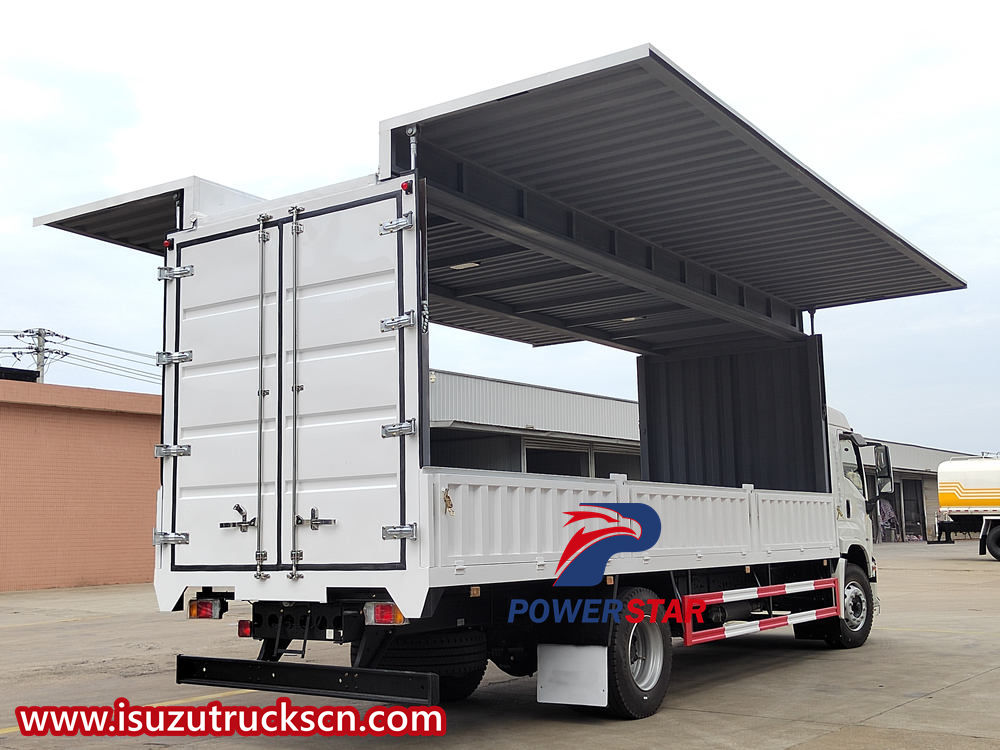 Isuzu heavy duty wing body truck