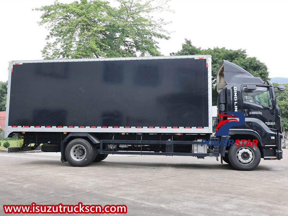 Isuzu cargo body truck