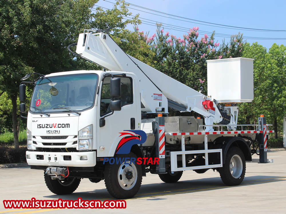 Isuzu aerial work platform truck