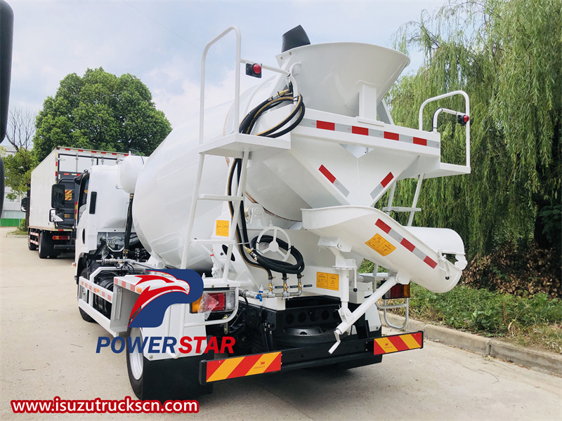 4cbm NPR Isuzu concrete truck mixer