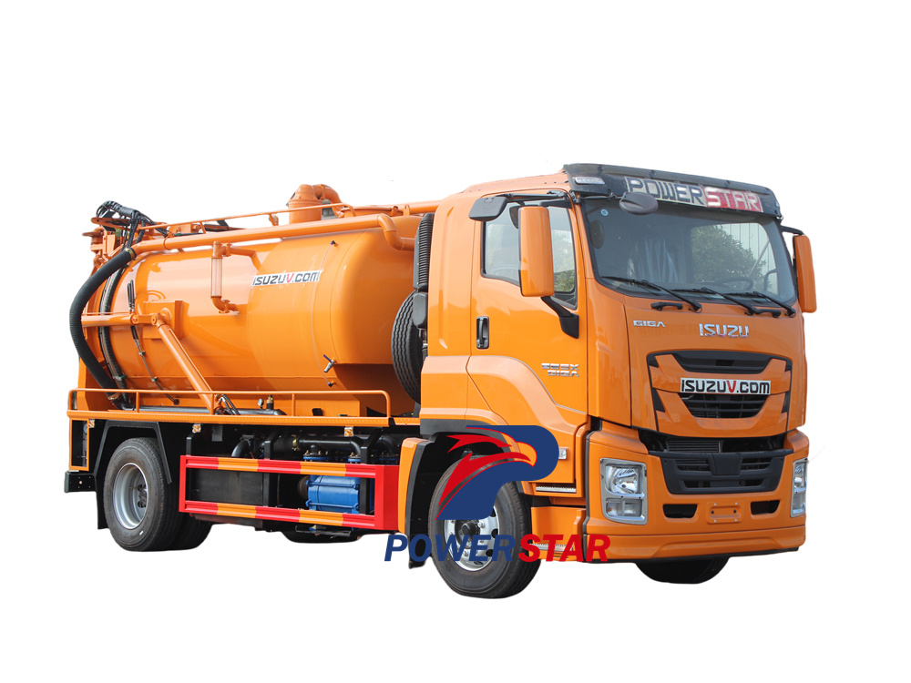 Isuzu VC61 Hydro Jetting Drain Cleaning truck 