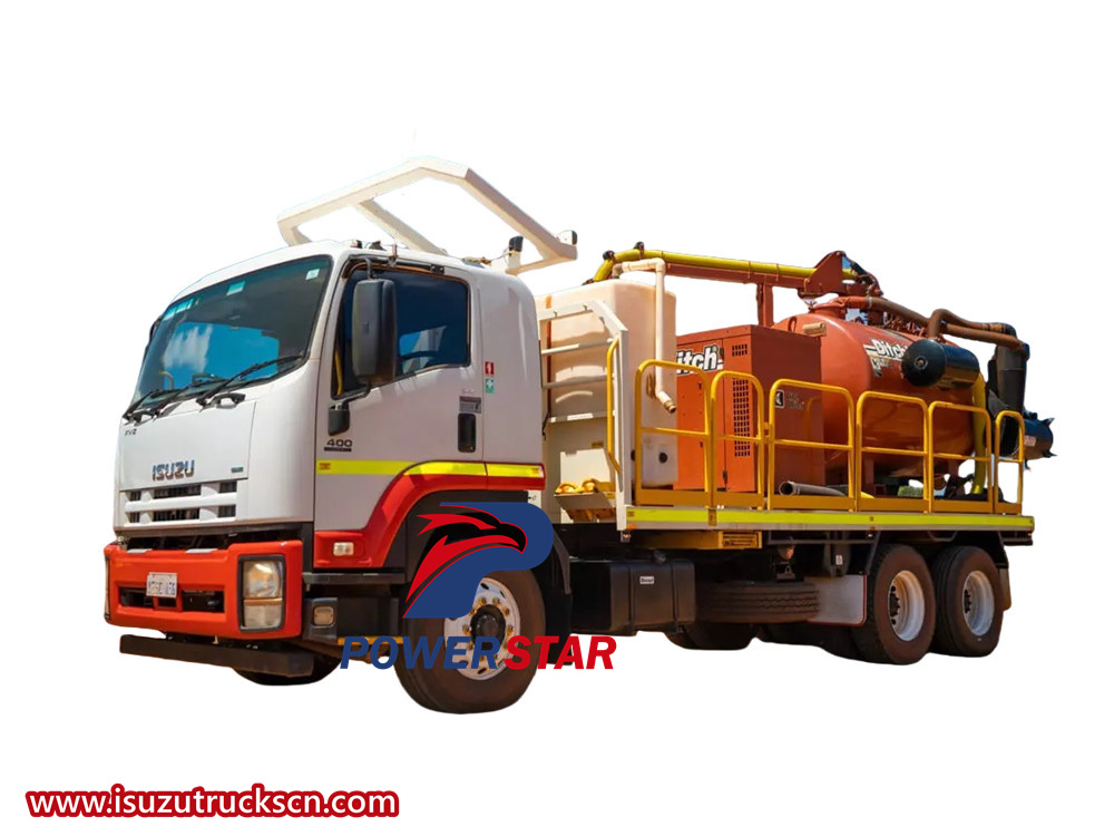 Isuzu FVZ 6X4 15cbm gully suction truck