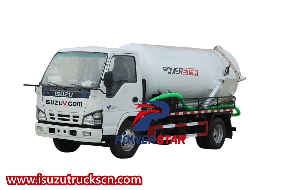 Isuzu 100P vacuum truck