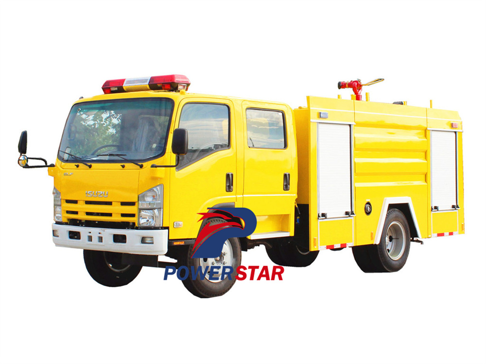 Isuzu diesel engine police fire truck 