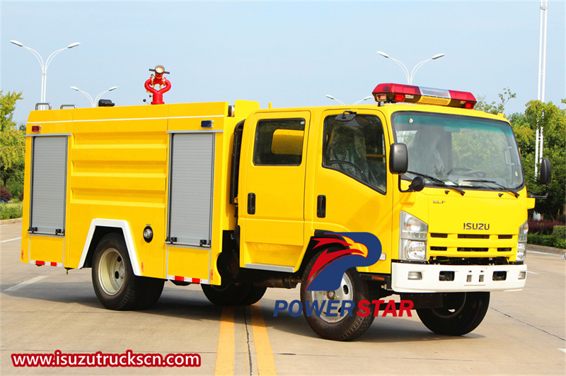 Isuzu diesel engine police fire truck