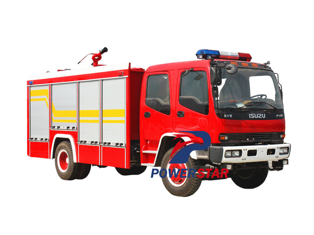  Isuzu chassis Foam Water Rescue Fire Trucks 