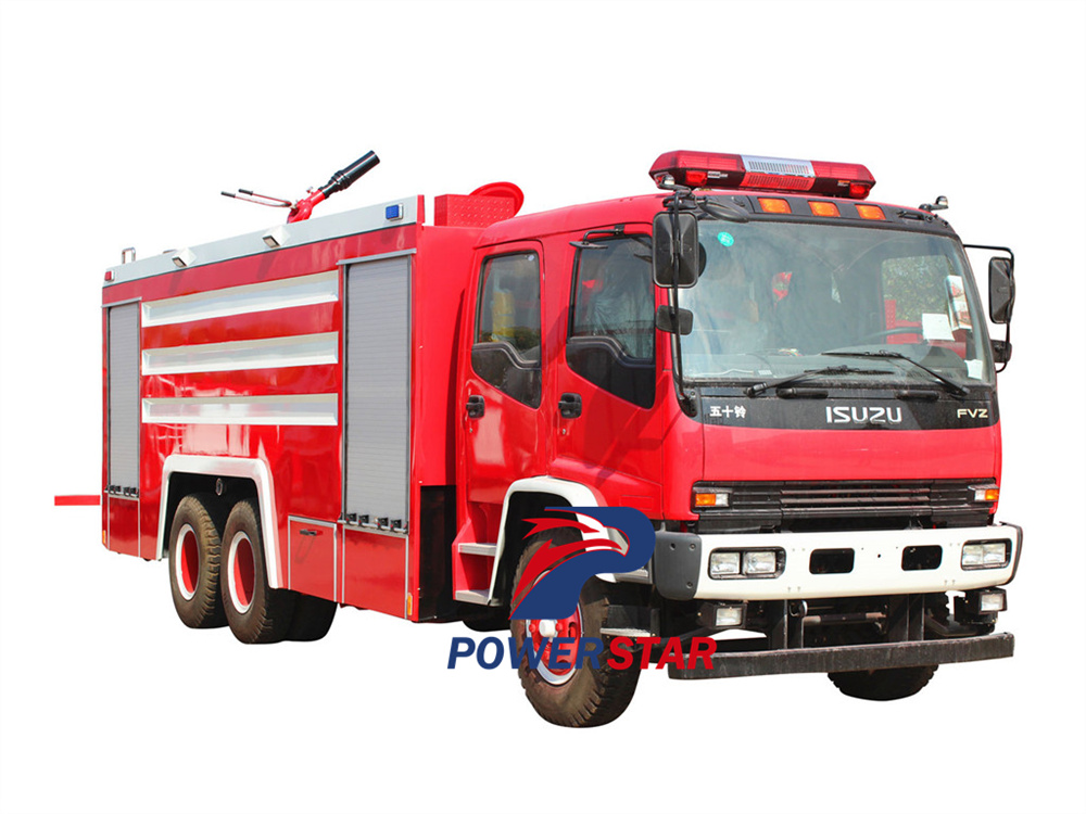 Isuzu FVZ foam pumper fire truck 