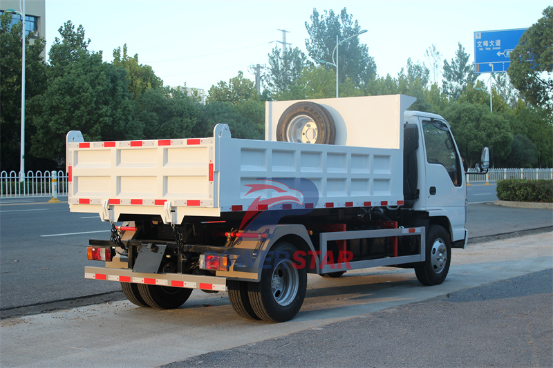 Isuzu NKR 3 ton light dump truck