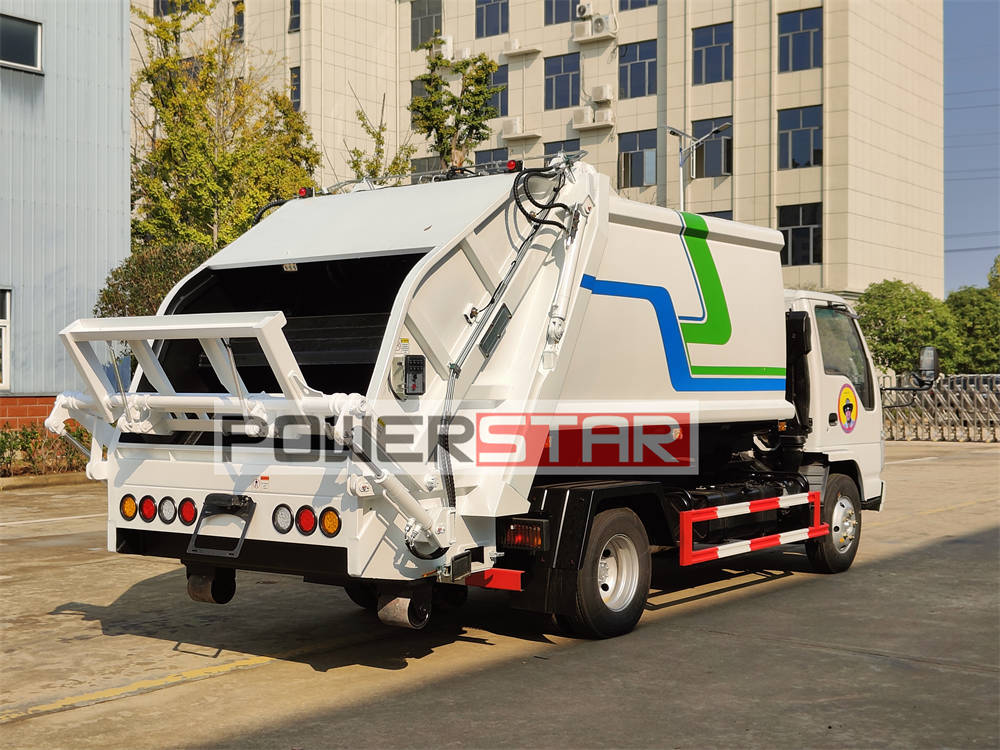 isuzu compactor garbage truck