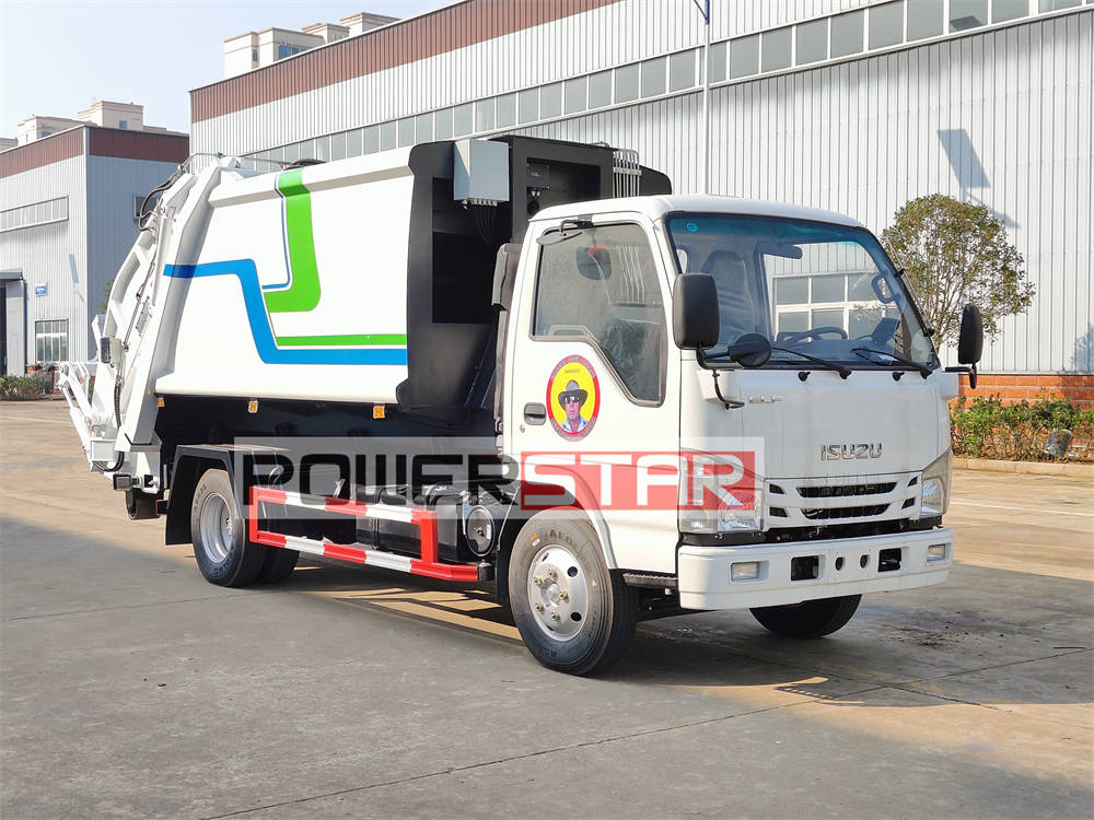 isuzu compactor garbage truck