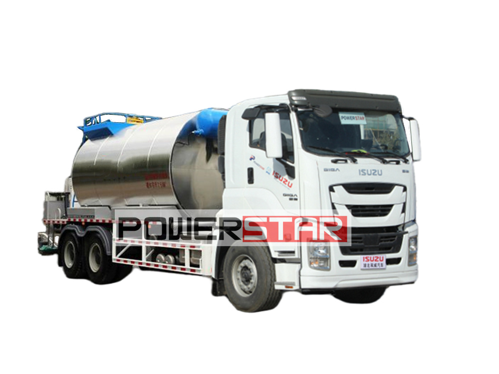 Isuzu GIGA 6x4 14000L bitumen distributor truck 