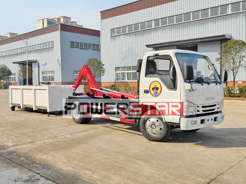 POWERSTAR Isuzu hook loader garbage truck