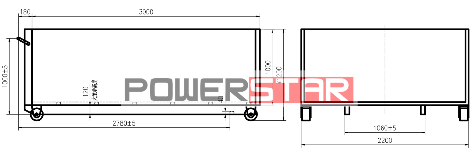 Isuzu brand new truck mounted hook loader drawing