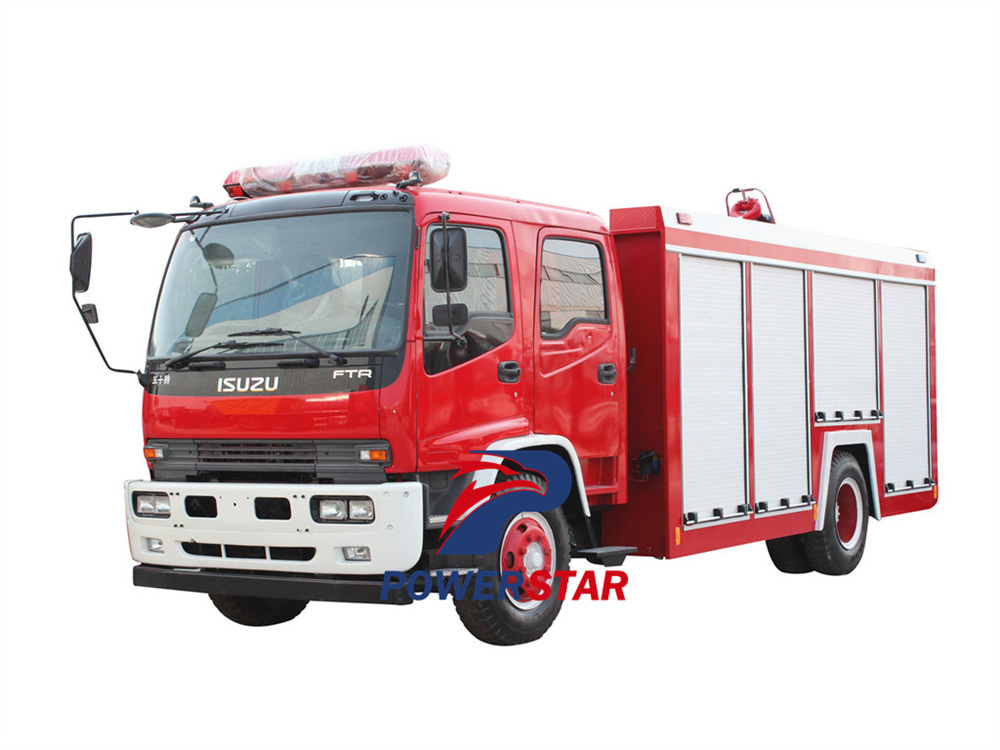 Rescue Fire truck Water tankers Isuzu