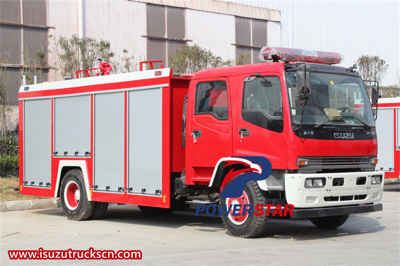  Rescue Fire truck Water tankers Isuzu