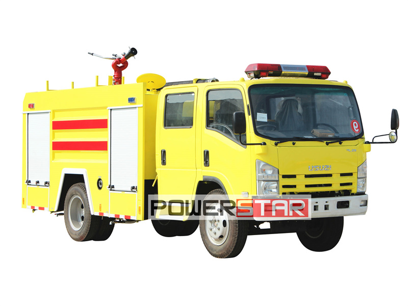 ISUZU NPR police fire water truck