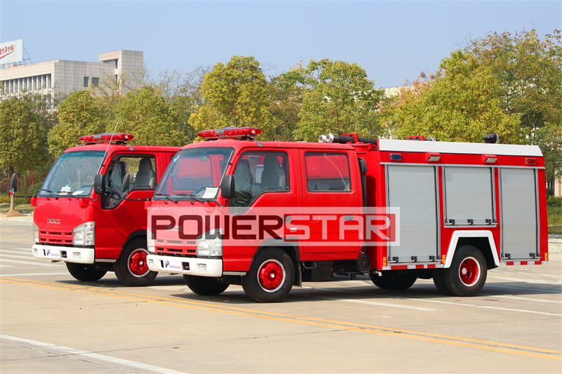 ISUZU NKR water & nitrogen gas fire truck