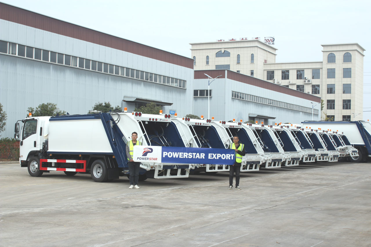 Philippines 12units Isuzu Giga NPR Waste Compactor Trucks for sale